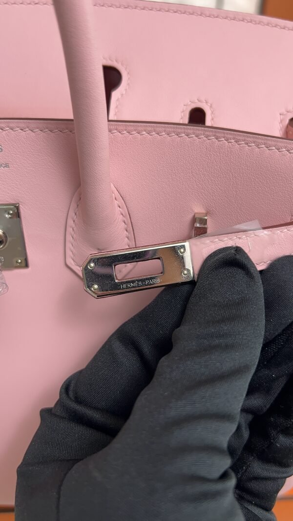 Hermes Birkin 25 Rose Sakura Swift PHW