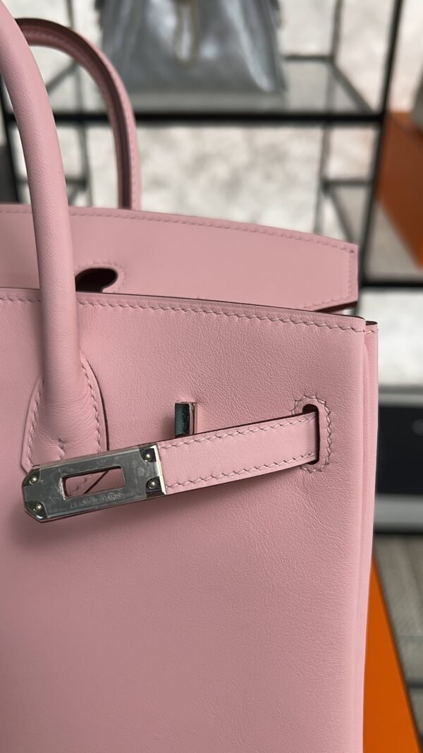 Hermes Birkin 25 Rose Sakura Swift PHW