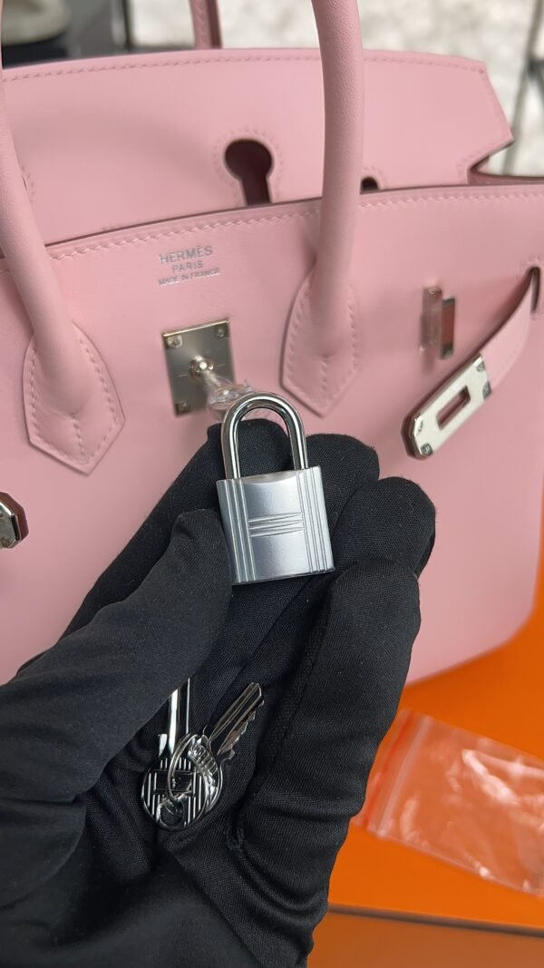 Hermes Birkin 25 Rose Sakura Swift PHW