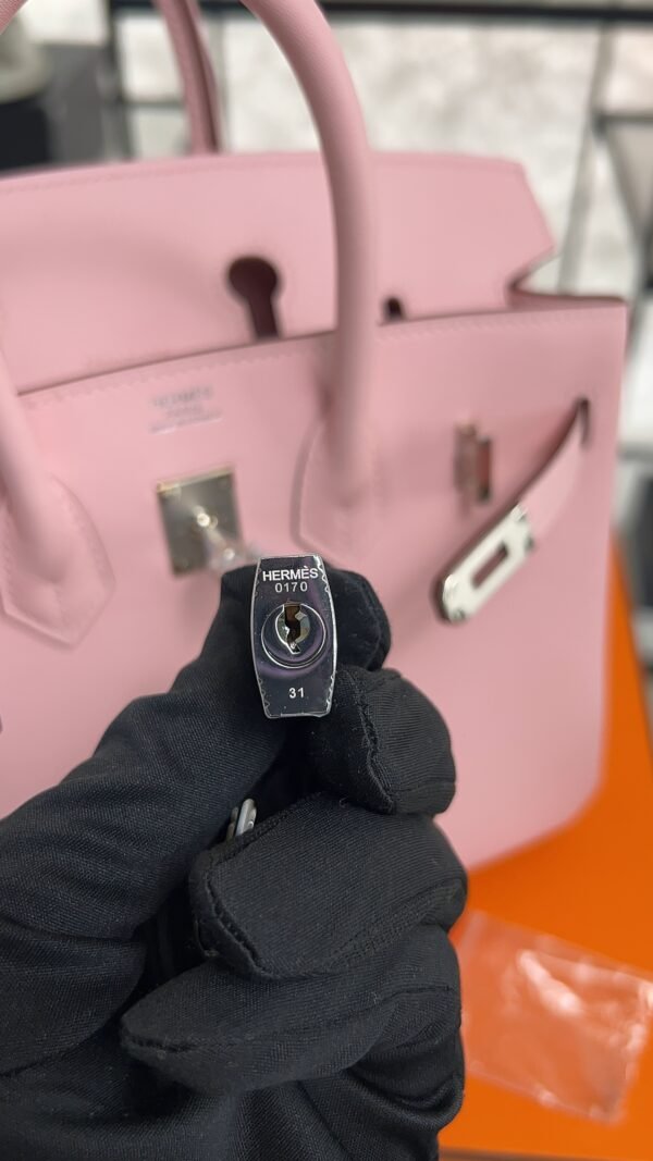 Hermes Birkin 25 Rose Sakura Swift PHW