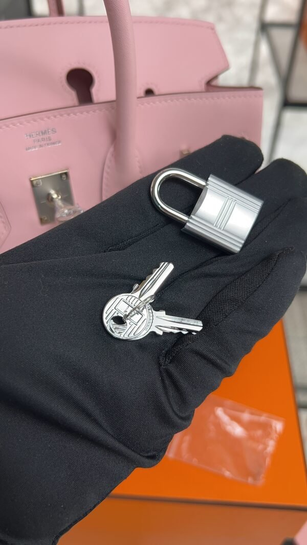 Hermes Birkin 25 Rose Sakura Swift PHW