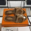 hermes oran sandlas gold Shearling