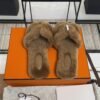 hermes oran sandlas gold Shearling