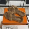 hermes oran sandlas gold Shearling