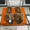 hermes oran sandlas gold Shearling