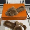 hermes oran sandlas gold Shearling