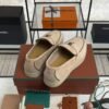 Loro Piana Summer Charms Walk Loafer Beige