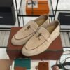 Loro Piana Summer Charms Walk Loafer Beige
