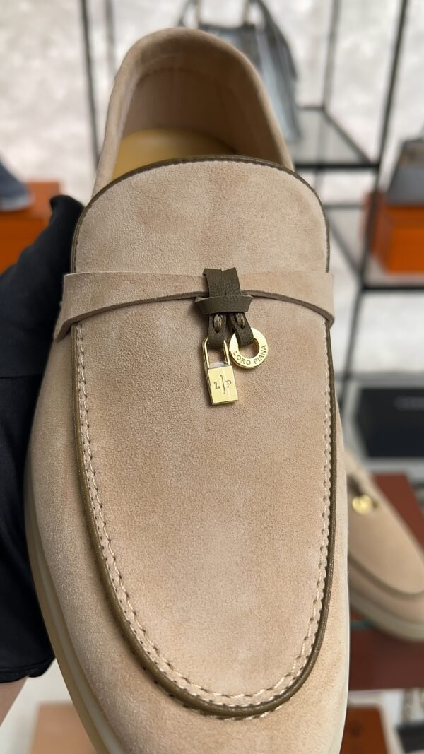 Loro Piana Summer Charms Walk Loafer Beige