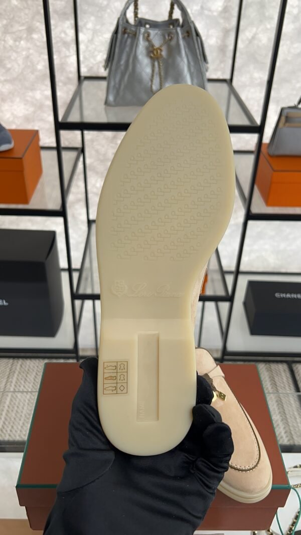 Loro Piana Summer Charms Walk Loafer Beige