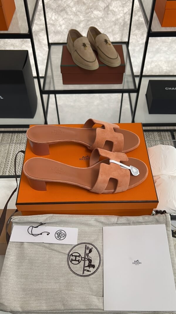 Hermès Sandals sandal rose bois de santal