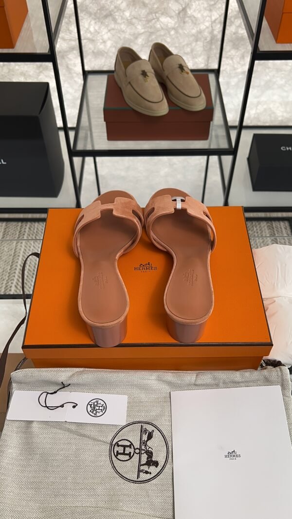 Hermès Sandals sandal rose bois de santal