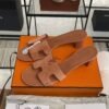 Hermès Sandals sandal rose bois de santal