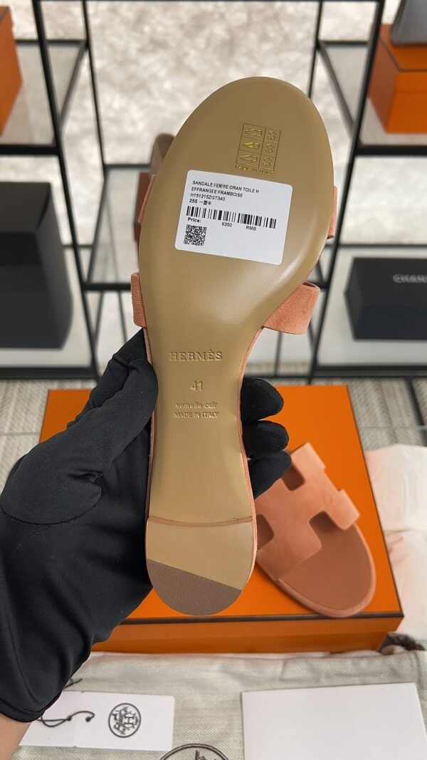 Hermès Sandals sandal rose bois de santal