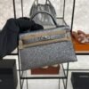 Hermes Mini Kelly II Gris Argente