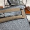 Hermes Mini Kelly II Gris Argente