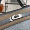 Hermes Mini Kelly II Gris Argente