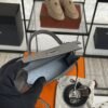 Hermes Mini Kelly II Gris Argente