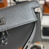 Hermes Mini Kelly II Gris Argente
