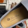 Loro Piana Summer Walk Light Blue Suede Loafer