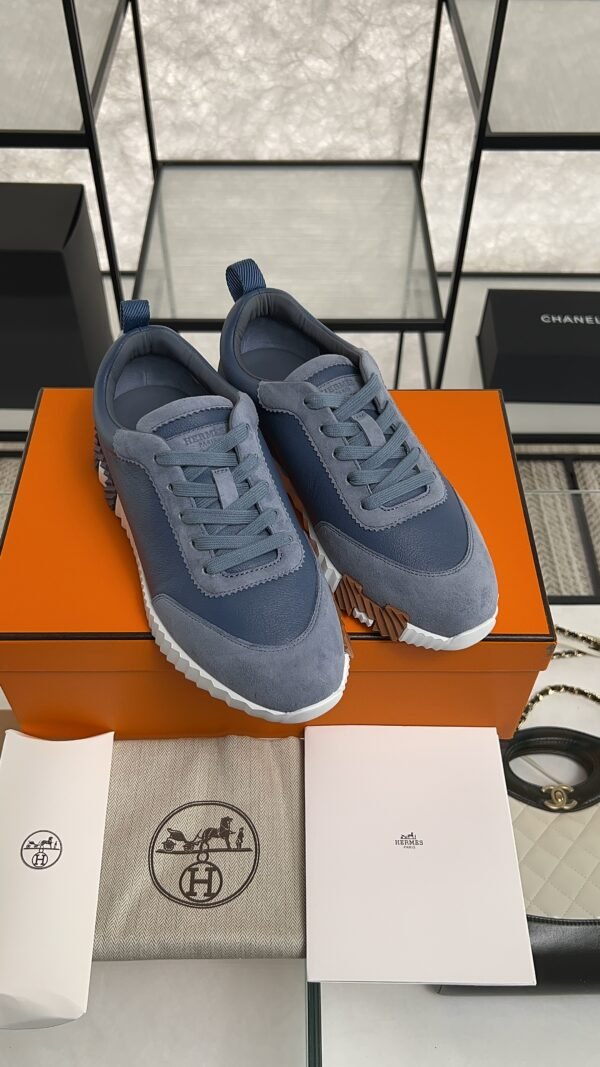 HERMES Bouncing sneaker Bleu Mer Women’s