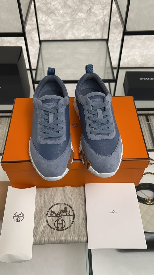 HERMES Bouncing sneaker Bleu Mer Women’s