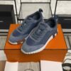 HERMES Bouncing sneaker Bleu Mer Women’s