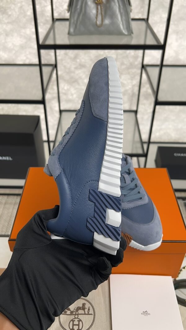 HERMES Bouncing sneaker Bleu Mer Women’s
