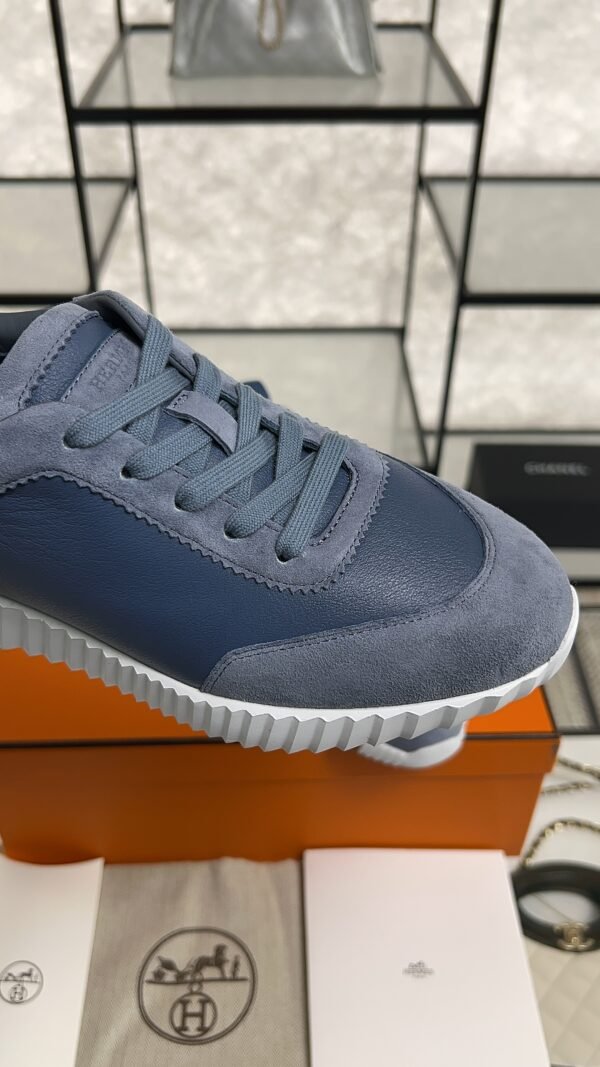 HERMES Bouncing sneaker Bleu Mer Women’s