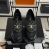 Chanel Lambskin Quilted CC Turnlock Loafers Black