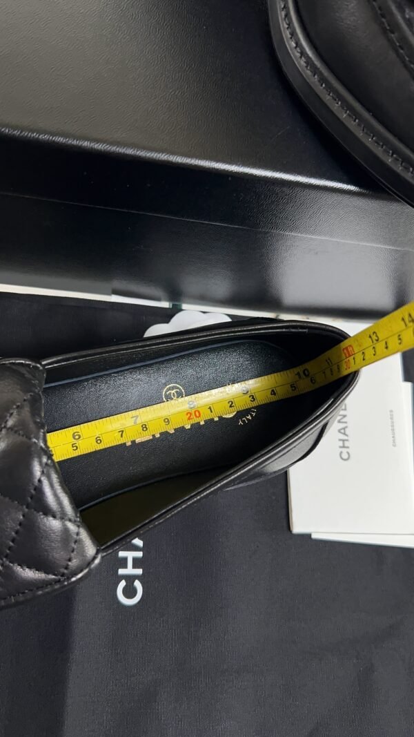 Chanel Lambskin Quilted CC Turnlock Loafers Black