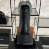 Chanel Grained Calfskin Shiny Calfskin CC Lace Up Combat Boots  Black