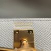 Hermes Mini Kelly II Epsom Bleu Glacier Gold Hardware