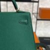 Hermes Mini Kelly II Epsom Vert Vertigo Gold Hardware Bag