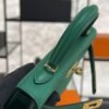 Hermes Mini Kelly II Epsom Vert Vertigo Gold Hardware Bag