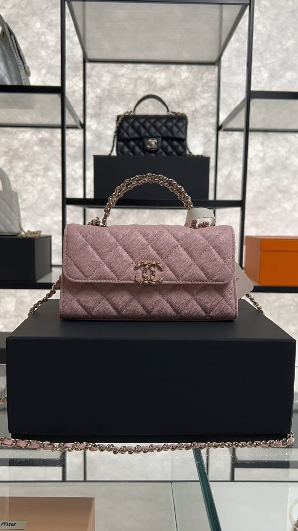 Chanel 25p Kelly Clutch PINK