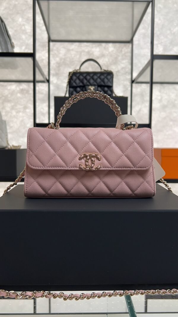 Chanel 25p Kelly Clutch PINK