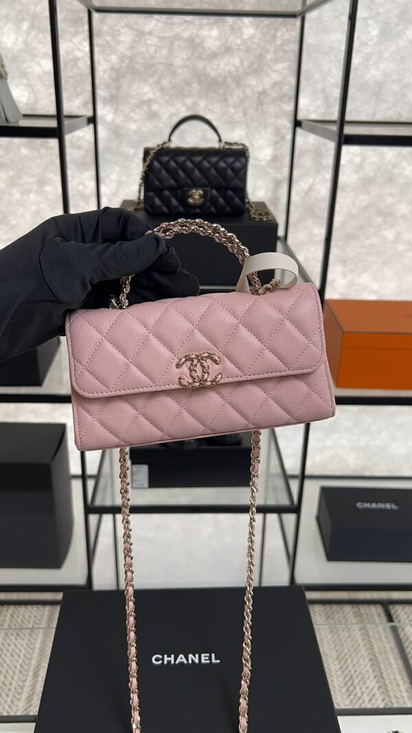 Chanel 25p Kelly Clutch PINK