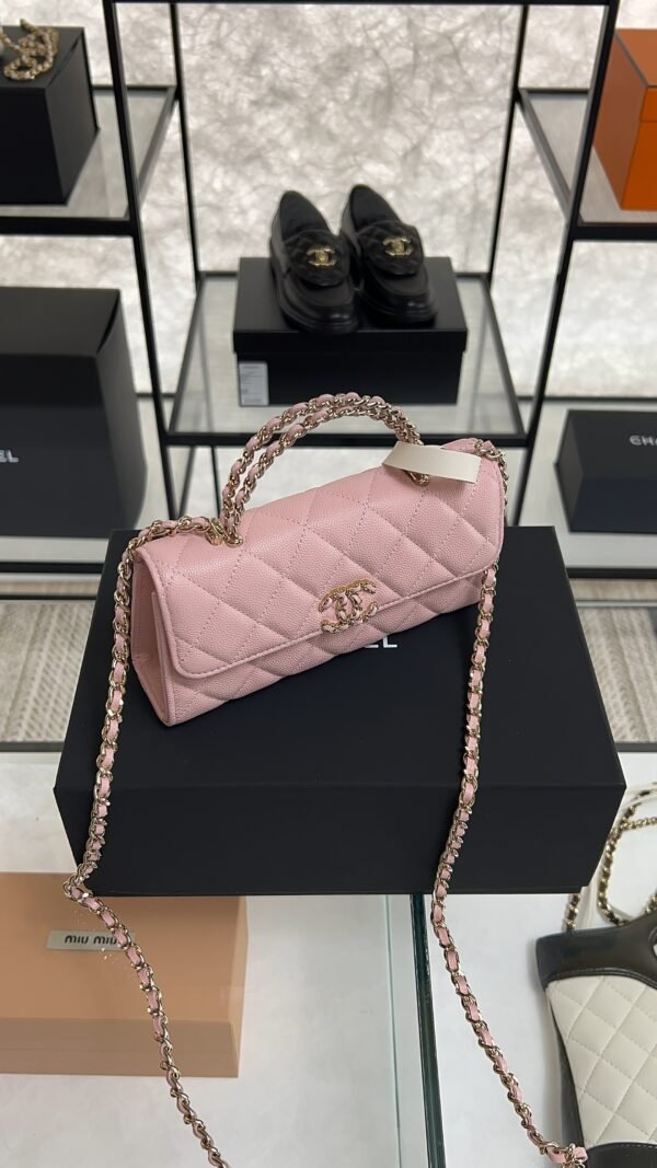 Chanel 25p Kelly Clutch PINK