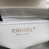 CHANEL KELLY 25C White Handle Shopping Bag