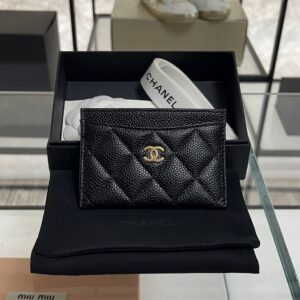 2025_10_24_15_36_IMG_7943 Chanel Caviar Quilted Card Holder Black