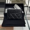 Chanel Caviar Quilted Card Holder Black
