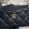 Chanel Caviar Quilted Card Holder Black