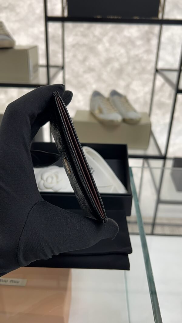 Chanel Caviar Quilted Card Holder Black