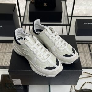 2025_10_27_16_37_IMG_7991 Chanel Suede Calfskin Womens CC Sneakers White Black