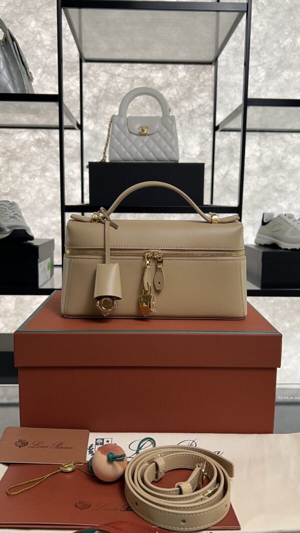 Loro Piana Extra Bag L23 Light Mastic/Sun Gold (D0Q7)