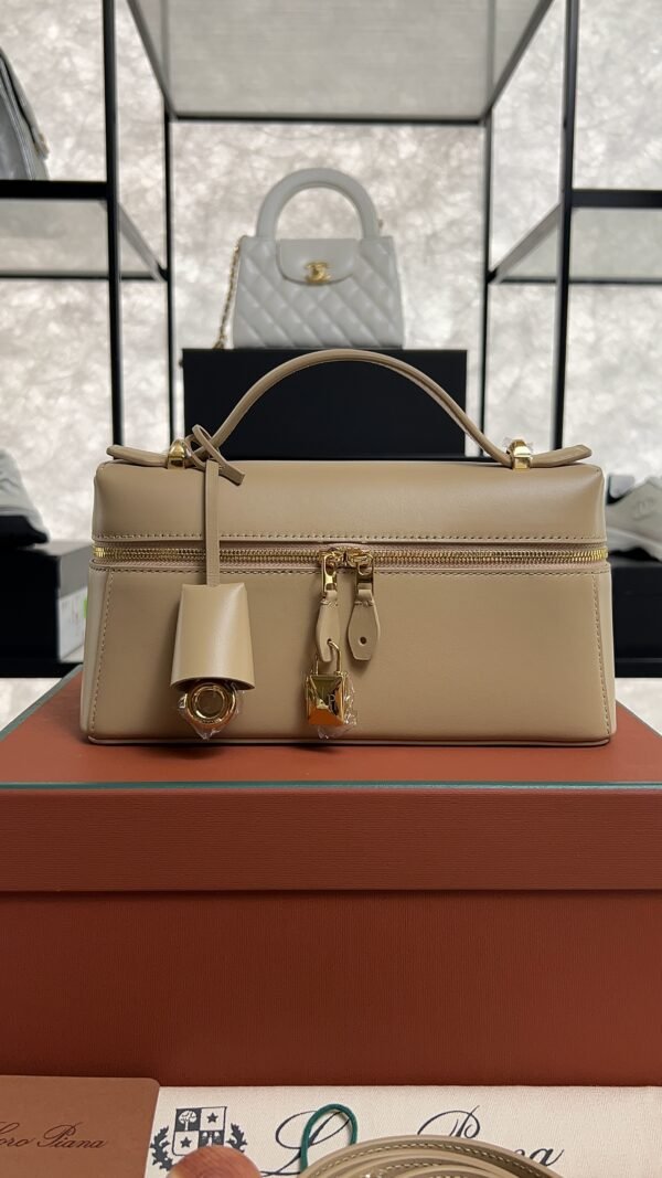 Loro Piana Extra Bag L23 Light Mastic/Sun Gold (D0Q7)