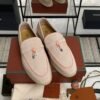 Loro Piana Summer Charms Walk Loafer Pink