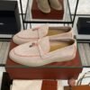Loro Piana Summer Charms Walk Loafer Pink
