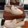 Loro Piana Summer Charms Walk Loafer Pink